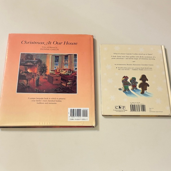 2 HARDCOVER Christmas and Pirate Themed Books, Retail $48 both - Picture 5 of 10